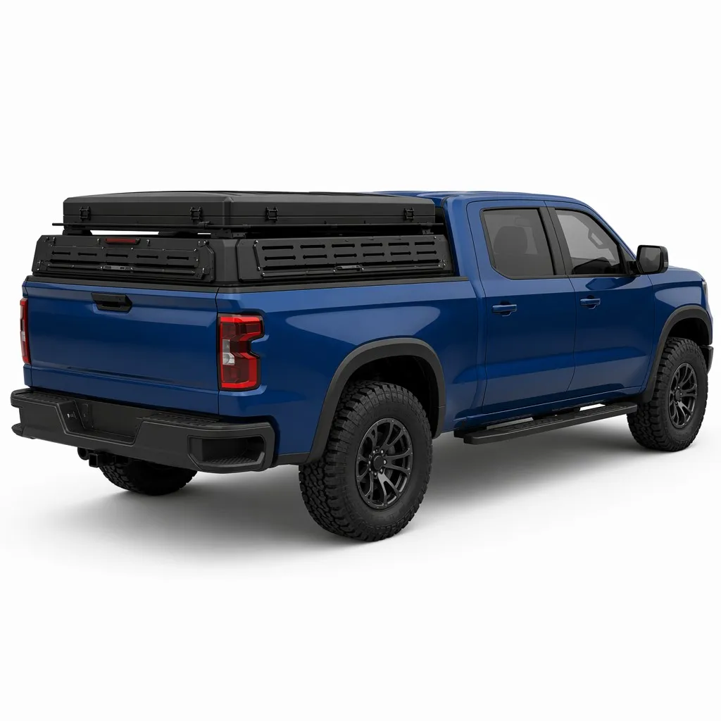 Low-Profile Aluminum Alloy Powder Coated Weather Resistance Durable Customizable Modular Pickup  Canopy Offroad Extra Thick