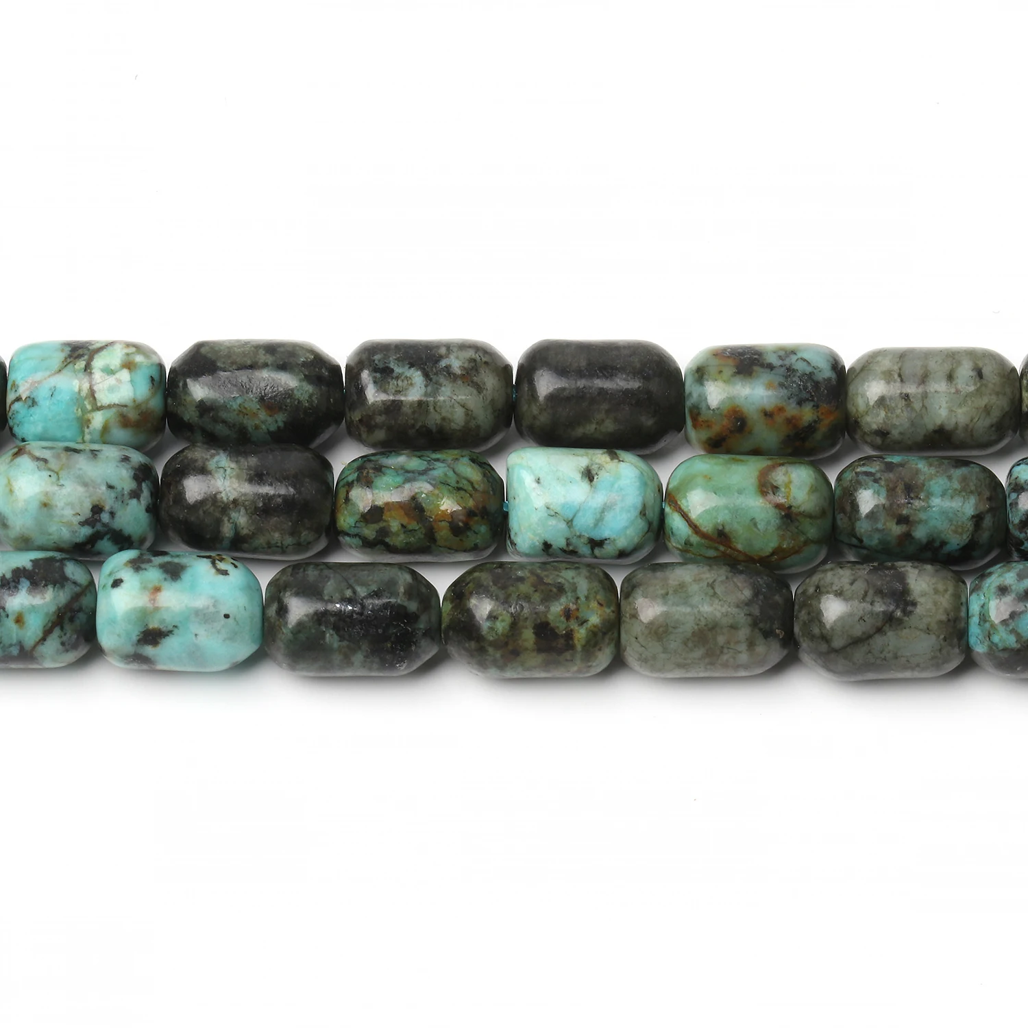 6x9mm AAA African Turquoise Barrel Shape Natural Stone Bead Column Loose Beads for Jewelry Making Supplies DIY Charms Bracelets