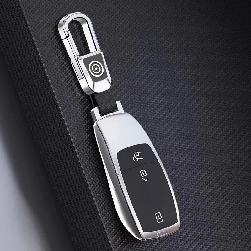 Captain America High-end Leather Car Key Chain Buckle Keyrings Holder for Citroen Dodge Jaguar MINI Cooper Volkswagen Honda BMW view 3