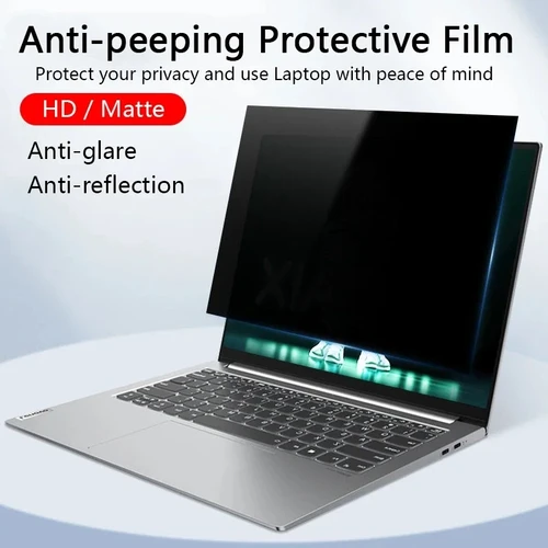 Imagen 2 del producto Película de privacidad antiespía para ordenador portátil 14 15,6 ''(16:9) Protector de pantalla Notebook PC filtro antipeep película antideslumbrante mate