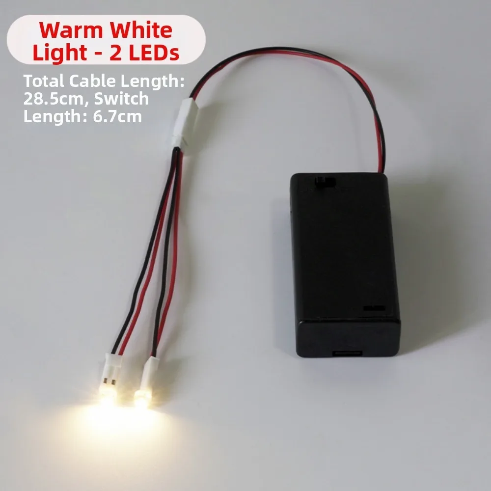 New Handmade DIY Creative Model Light 3V Double Headed Dollhouse Small Bulb Small Night Light