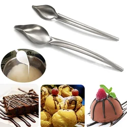 Chef Decoration Spoon Decorate Sushi Food Draw Tool Design Sauce Dressing Plate Dessert Bakeware Cake Gastronomy Coffee Spoon