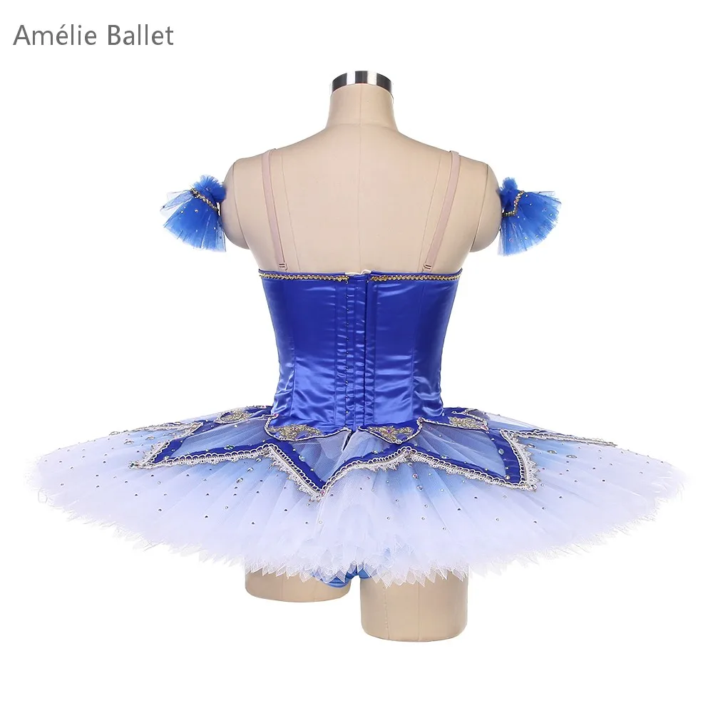 B25023 Ombre Royal Blue Professional Ballet Tutu Made-to-Order Ballet Tutus for Female YAGP or Stage Performance