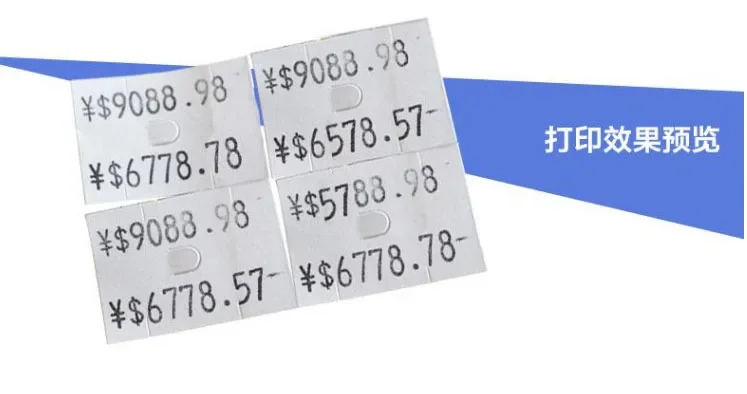 For MX-6602 10 Digits 2 Lines Price Tag Marker Pricing Gun Price Labeller For Supermarket Retail Store F14 19 Dropship