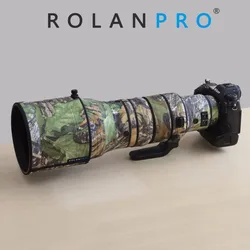 ROLANPRO Camera Lens Camouflage Coat For Nikon Z 400mm F2.8 TC VR S Waterproof Protective Case Z400 2.8 Guns Sleeve Rain Cover