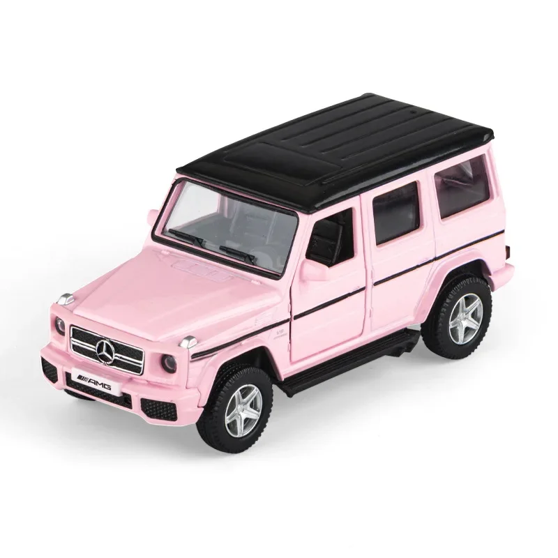 ベンツ-ダイキャスト合金モデル,スケール1:36,子供用車,音楽,シミュレーション車,コレクション,女の子用おもちゃ,ギフト