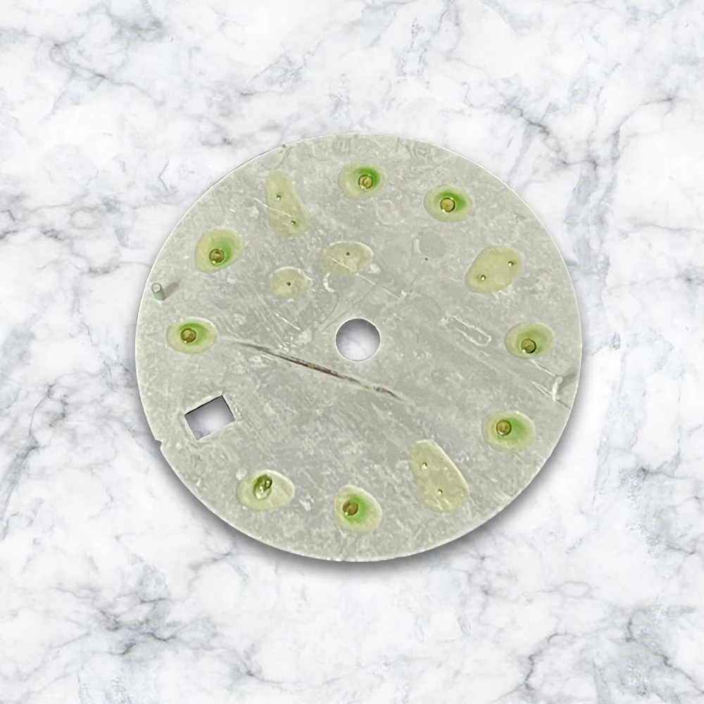 Ice Blue Luminous28.5mm S Dial Suitable For NH35/NH36 Japanese Automatic Movement Watch Modification Accessories