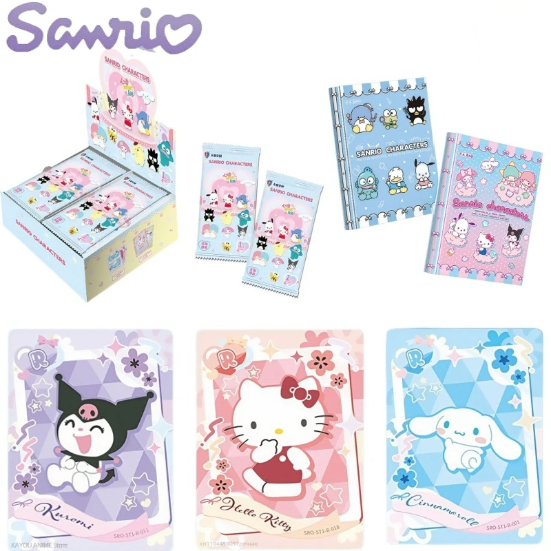 

Sanrio Claps Her Heart in Wink Episode 5 Kuromi and Hello Kitty Collection Cards Anime Accessories Toys Flash Cards Holiday Gift