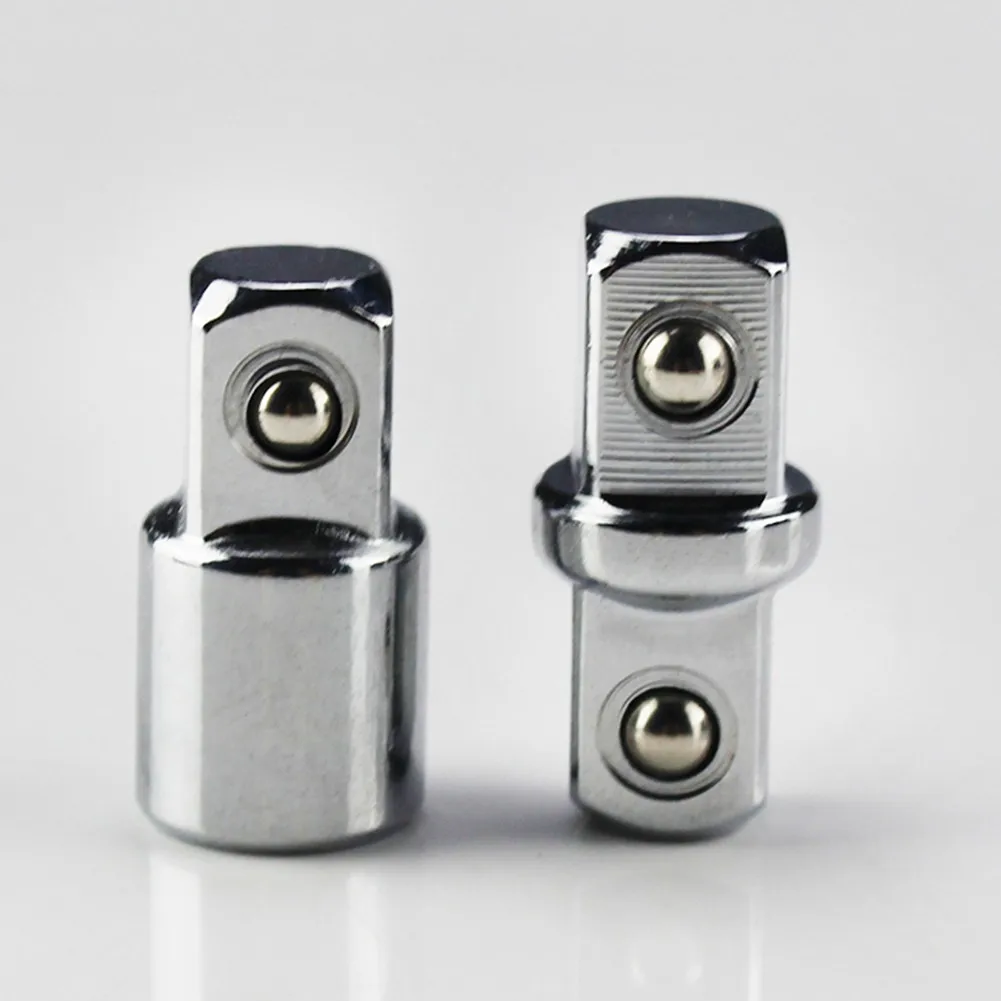

2pcs 1/4" 3/8" Extension Wrench Adapter Chrome Vanadium Steel Converter For Wrench Sleeve Adapter Power Tool Accessories