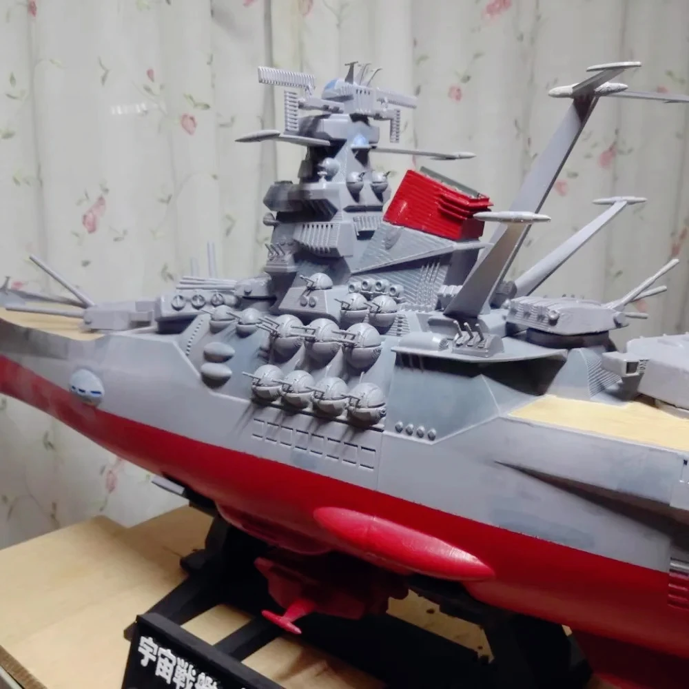 1/210 Space Battle Ship X  Assembly Model 125cm Meticulously Crafted Ships Static Model Ship Toy Ornament