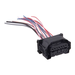 12 Pin 61132359991 Headlight Plug Wiring Harness Pigtail Connector Fit For BMW F01 F02 E63 E64 E90