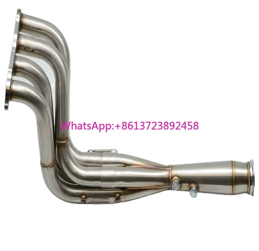 

K Swap K20 K24 Megaphone Header 3" 4-1 Tri-Y EK EG Hon-da Ac-ura DC2 Civ-ic V Band Exhaust Header