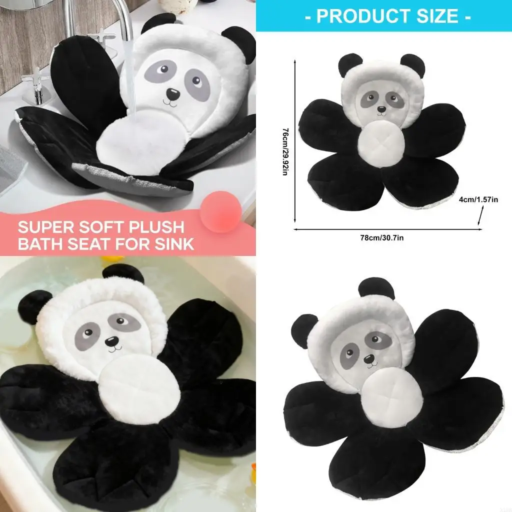 

Quick Dry Bath Soft Cushion Panda Baby Bath Pad for Infant Newborns