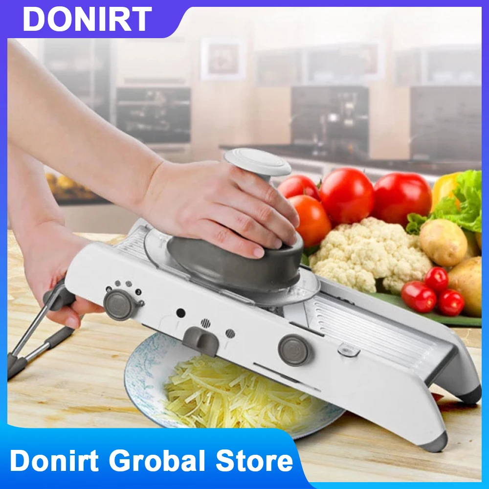 DONIRT Mandoline Shredder For Cabbage Professional Stainless Steel Vegetable Cutter Kitchen Accessory Fruit Slicer Grater Peeler