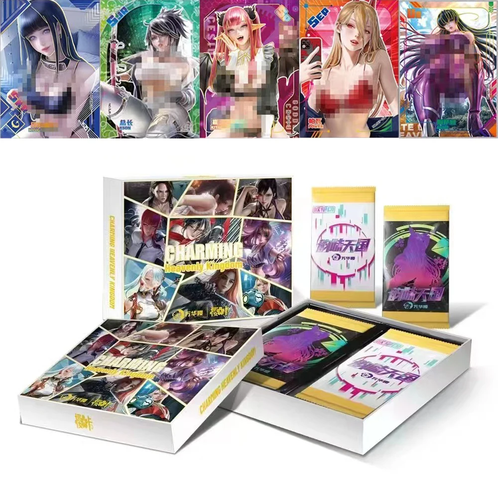 

New Goddess Story Card Booster Box TCG Collection Girl Party Swimsuit Bikini Anime Game Christmas Children Toys Gift