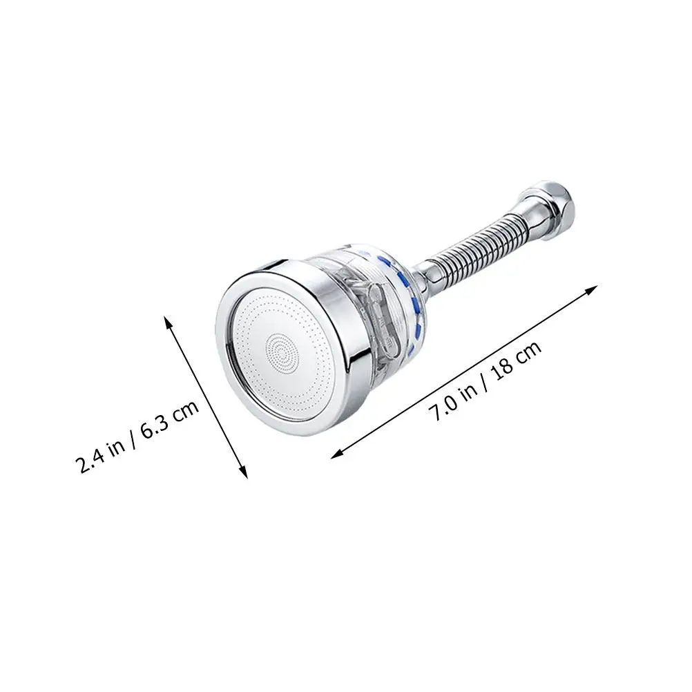 Copper Kitchen & Bathroom Faucet Water Filter Tap Sprayer Extender – Rust-Resistant Electroplated Plastic