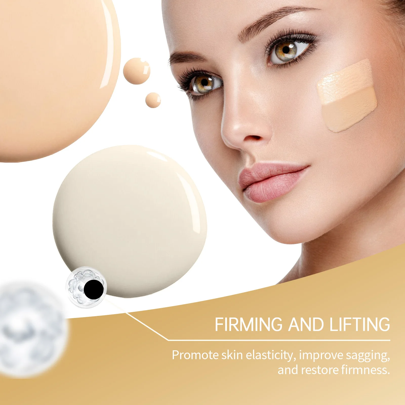 Waterproof Concealer Covering Dark Circle Long Lasting Smoothing Delicate Whitening Brightening Anti Aging Nourishing Concealer