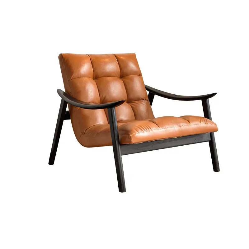 

Sofa recliner adult balcony home leisure chair can lie down and sleep in retro living room