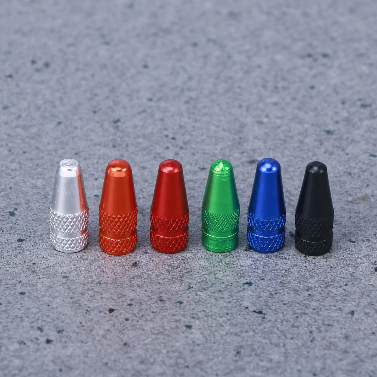 

6 Pcs Valve Cap Orange Mountain Bike Accessories Stem Tire Caps Dust Covers Air