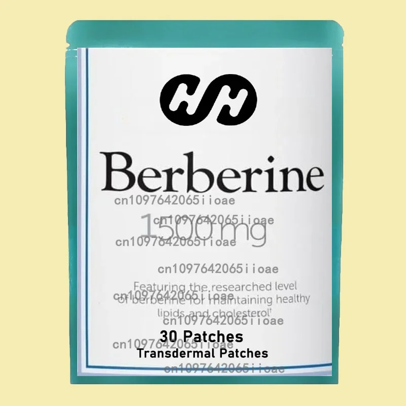 

Berberine Transdermal Patches for Immune & Cardiovascular Health 30 Patches One Month Supply Supports Heart Health