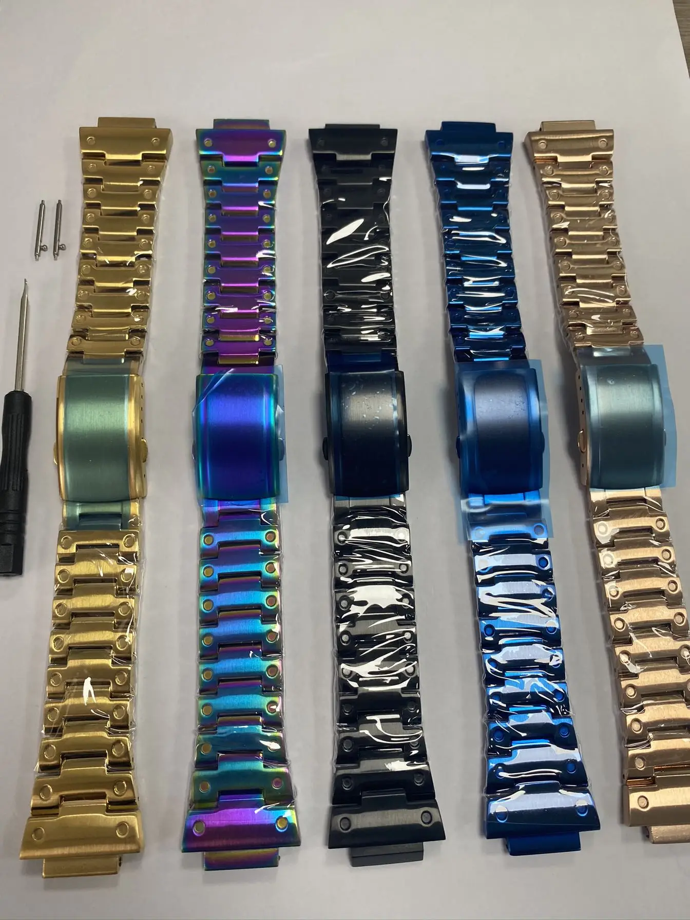 Stainless Steel Metal watchband Wristband Strap for DW5600 DW-5610 5600E 6900 GWM5610 Sport Watch Band Bracelet