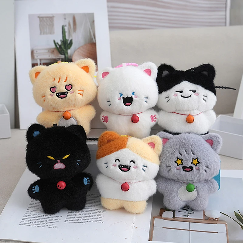 Cute Plush Kitten Plush Doll Keychain Pendant Backpack Hangings Decoration Accessries Gifts