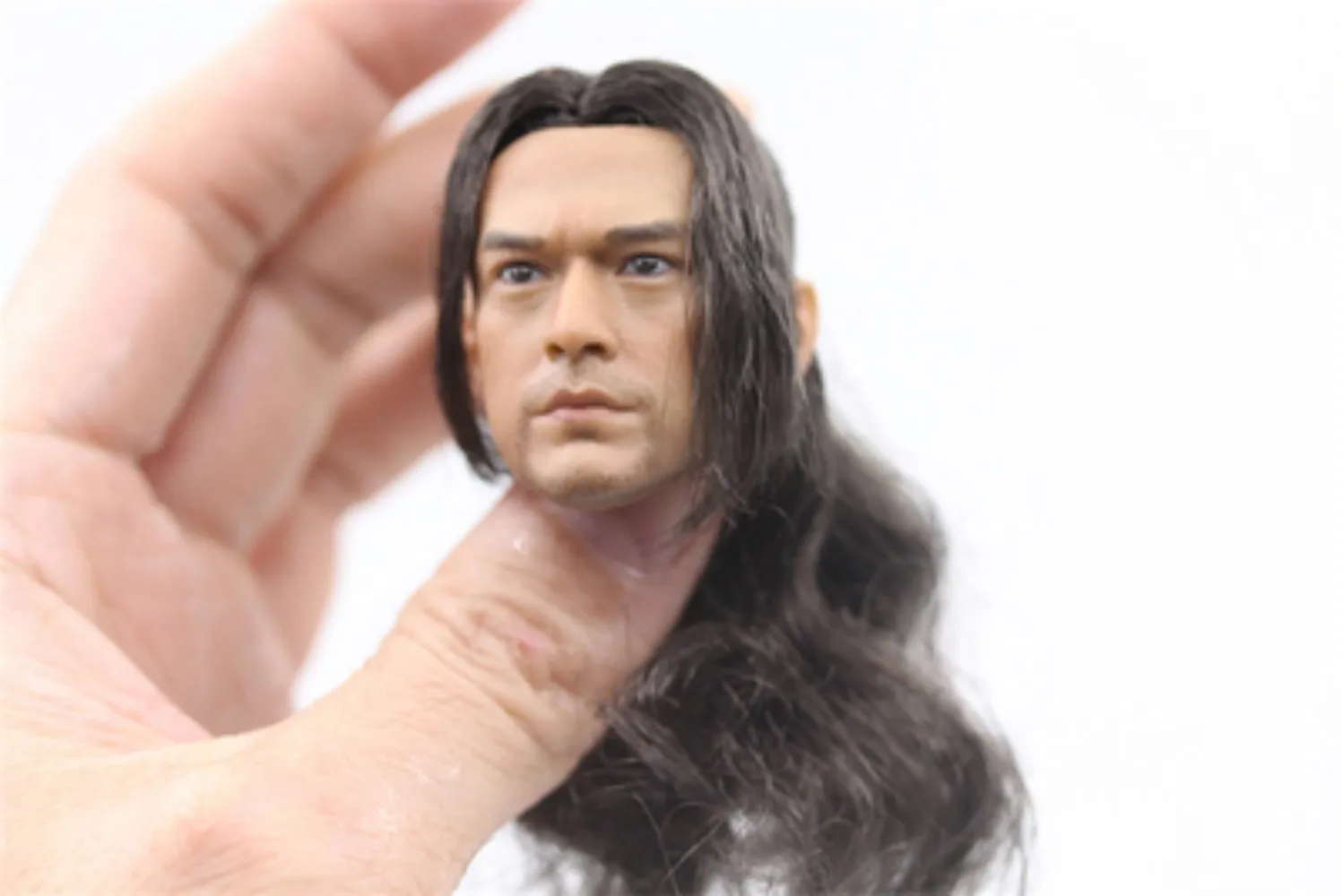 1/6 escala takeshi kaneshiro barba cabeça masculina escultura japonês ásia modelo para 12 "soldado figura de ação corpo coleção brinquedos