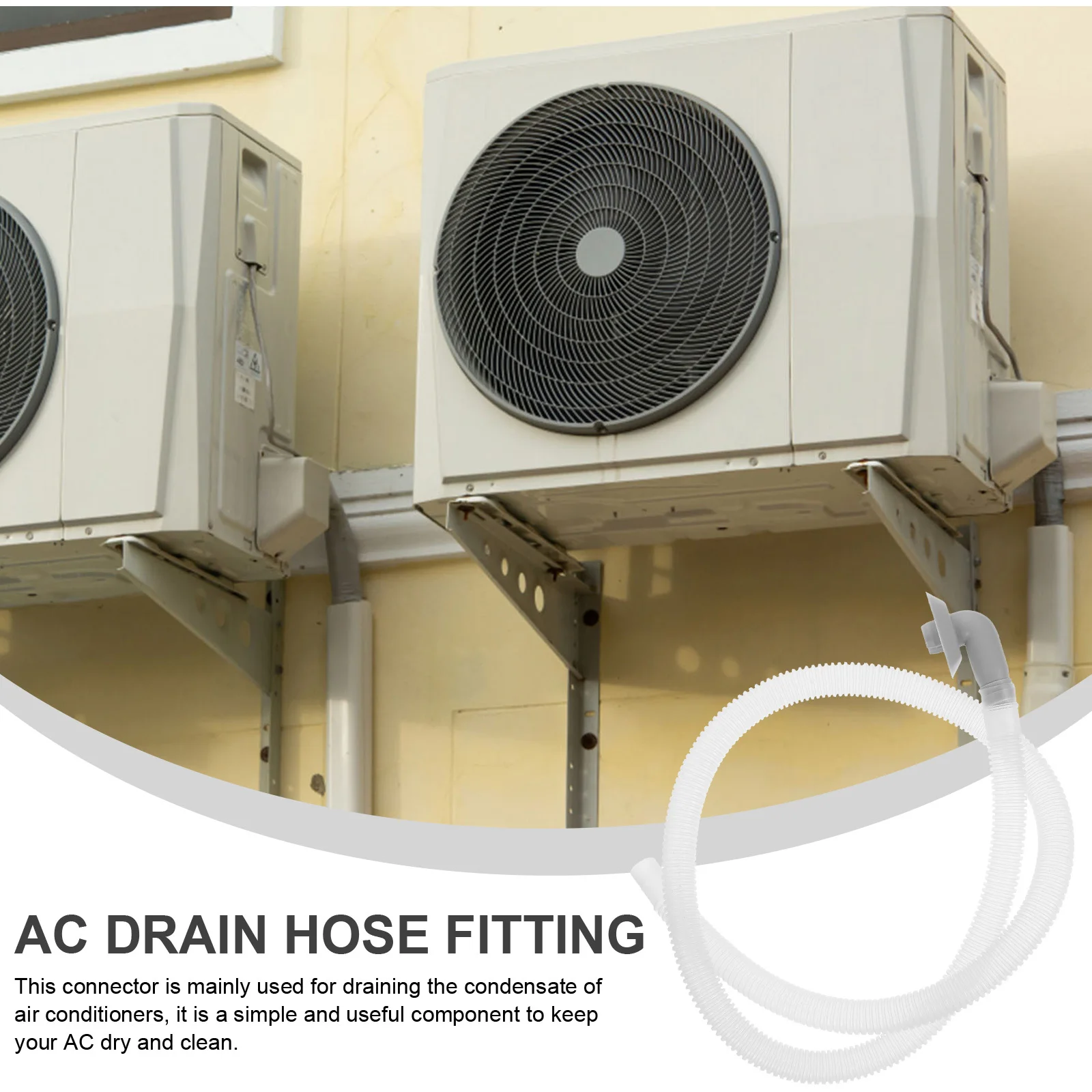 

Комплект: Усиленный герметичный соединитель-угольник для дренажного шланга кондиционера, адаптер для подключения к оконному кондиционеру