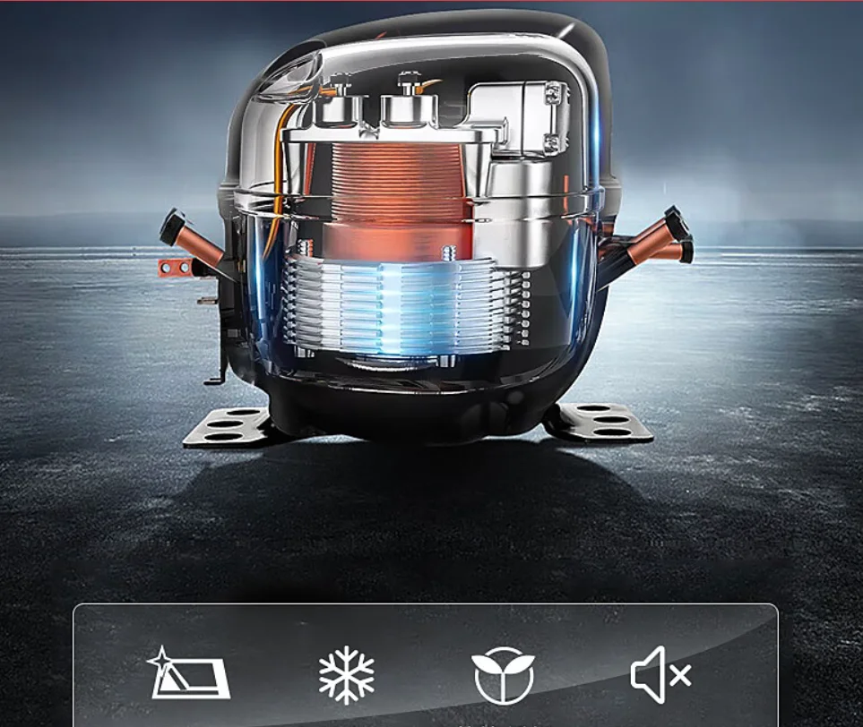 ثلاجة سيارة محمولة DZKL 15 لتر ، ثلاجة صغيرة ، تخزين بارد ، ضاغط منزلي خارجي ، فولاذ مقاوم للصدأ ، AC-42 V ، DC 12 V ، 24V