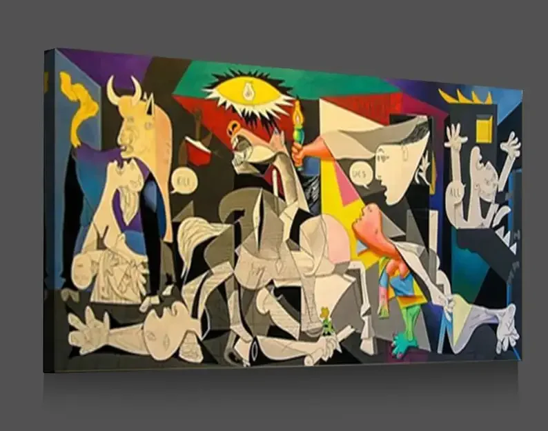 Picasso's Guernica Cubist Surrealism Painting Wall Art Of High Quality