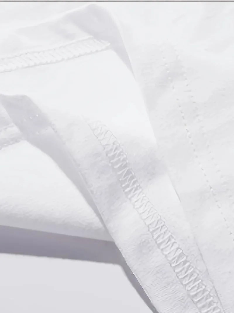 تي شيرت رجالي قطني بأكمام طويلة ورقبة دائرية كاجوال للمنزل قميص ناعم للربيع والخريف بلوفر رياضي أساسي فضفاض #5