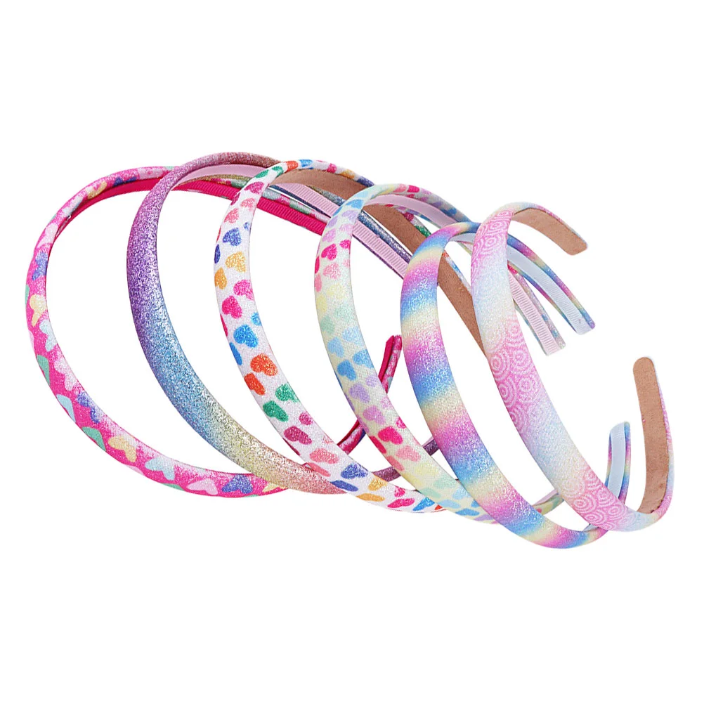 

Skincare Colored Headband Outfits for Girls Women Hair Decors Party Hoops Toddler Toppers