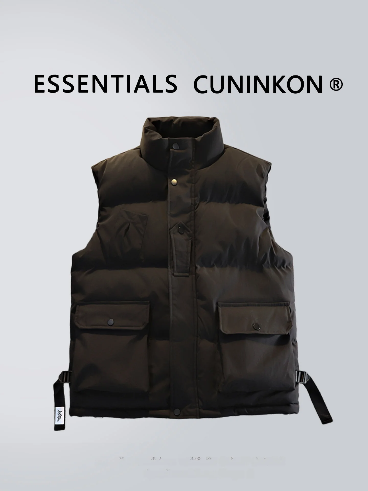 

American Sle Thiened Winter Vest Men's Outerwear Cotton Jaet Warm Bal Design Casual Youth Faion ential