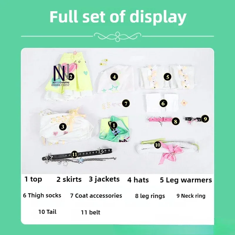 لعبة ناراكا: أزياء بليدبوينت فيريا شين التأثيرية، أزياء على شكل قلب، ملابس أنيمي للنساء، مجموعة حفلات الهالوين، كرنفال لطيف