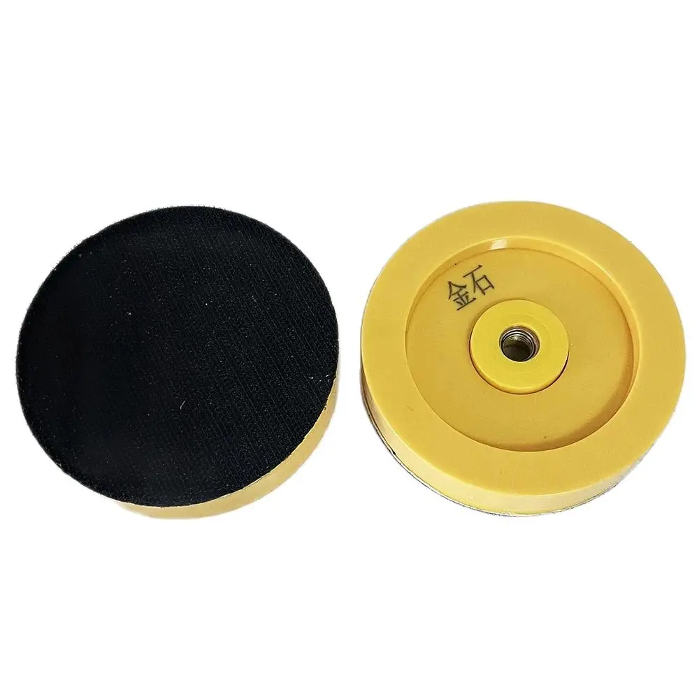 

1Pc 4 Inch 100mm Plastic Back-up Pad Sticky Pad For Connection Of Angle Grinder And Diamond Polishing Pad