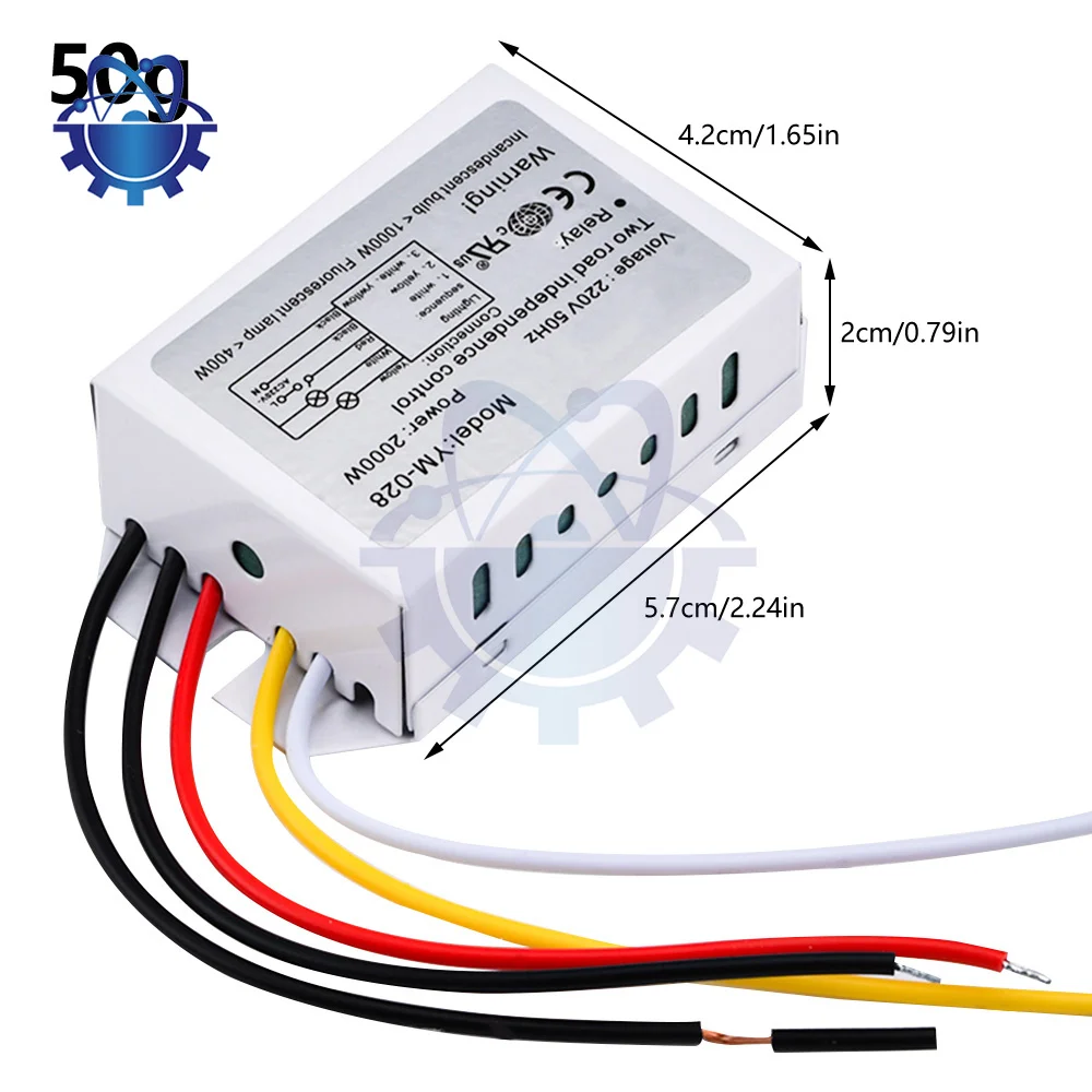 Home Improvement Smart Switches Module 220V Detector    Receiver Transmitter Sensor Intelligent Auto ON Off Light Accessories