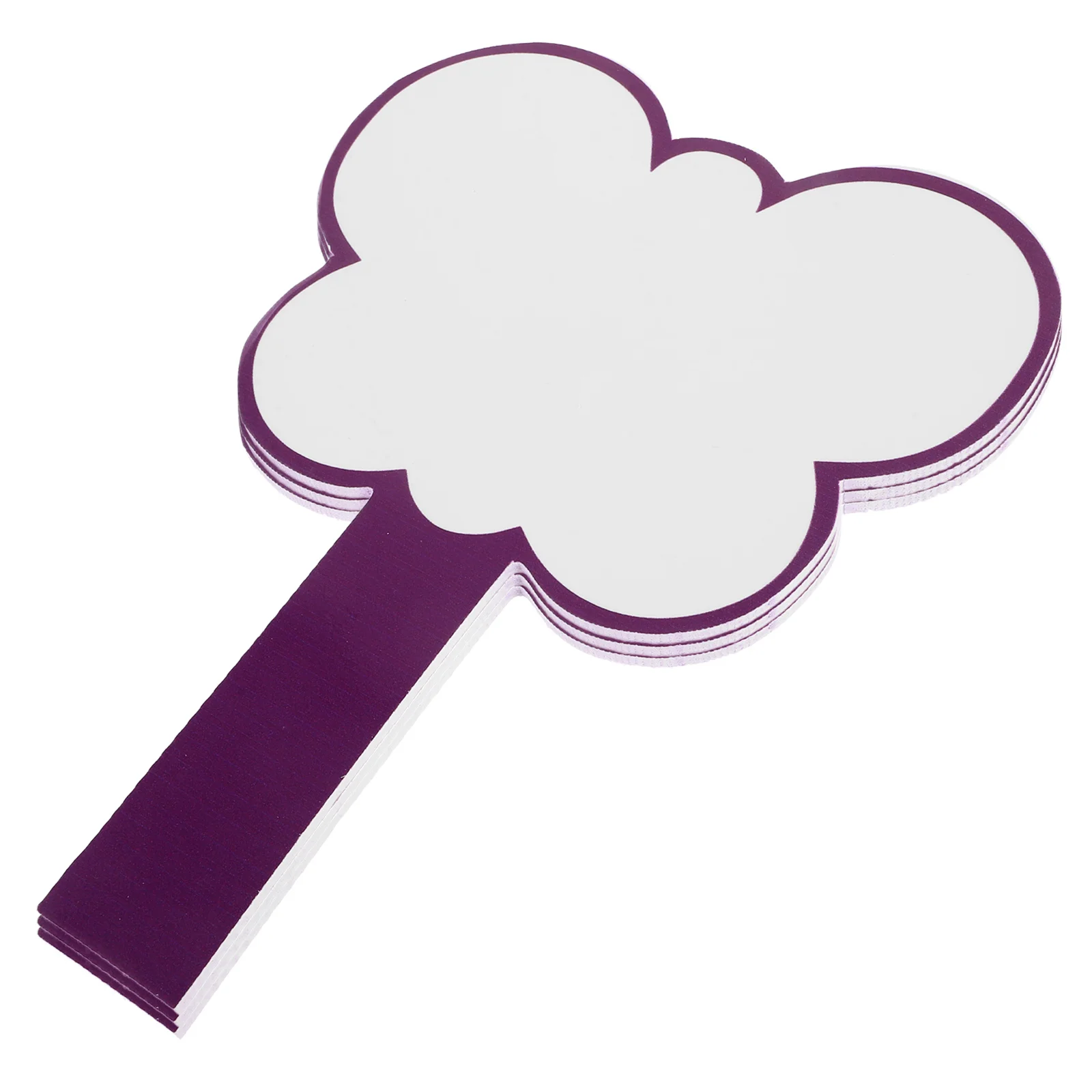 3 قطعة لوحات النتائج فارغة من جانب واحد الجاف محو المجاذيف يده السبورة لمزادات التصويت الحكم المحمولة خفيفة الوزن