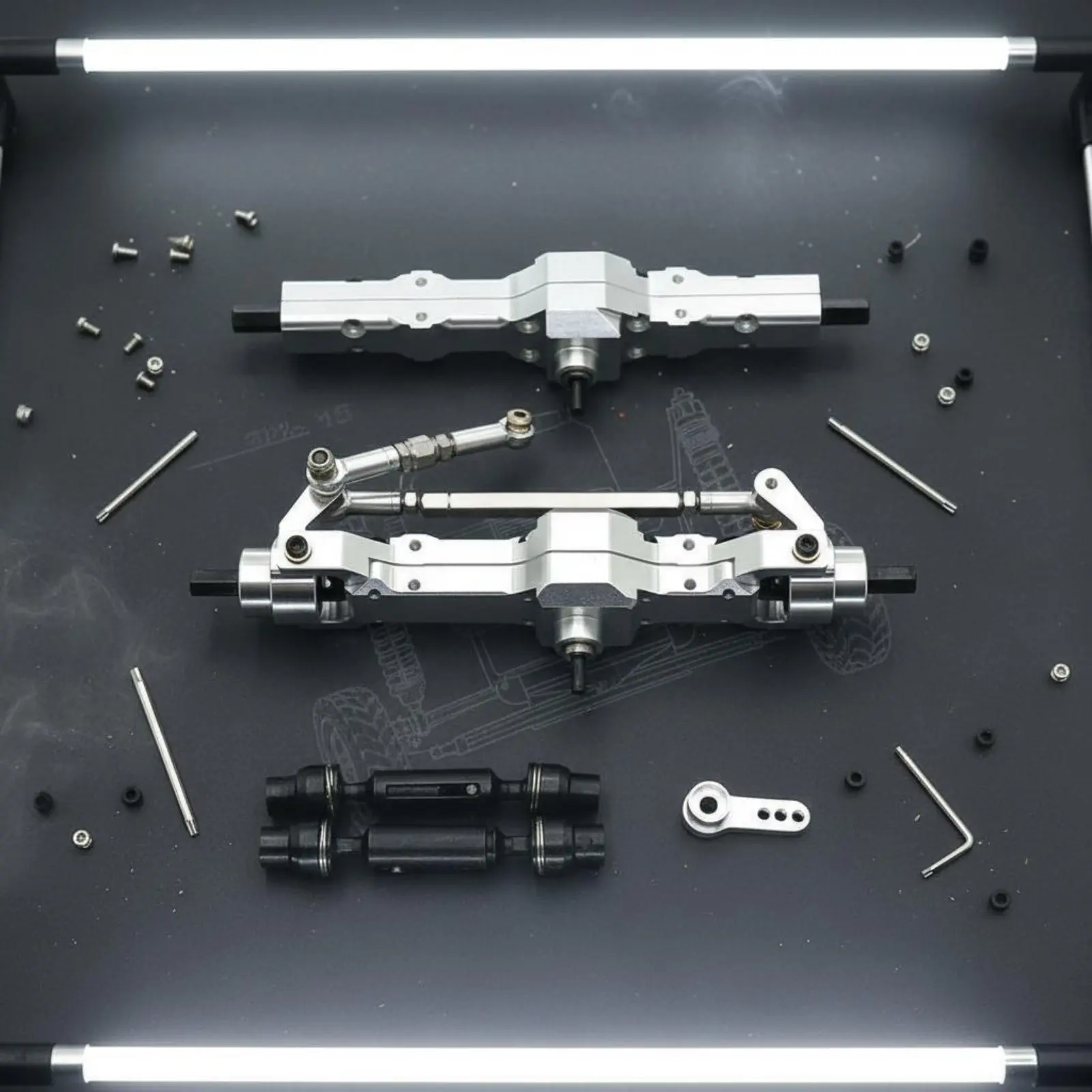 

RC Crawler Shaft Drive Shaft Kit Sturdy Duty Drivetrain Components for Hobbyists