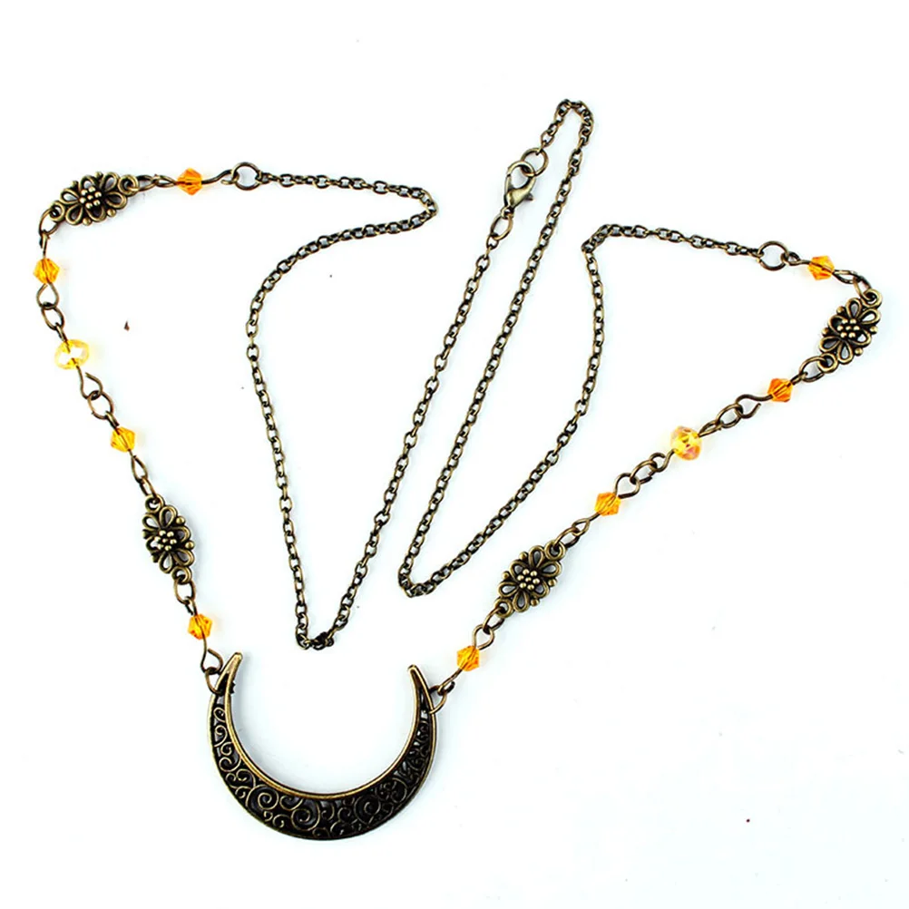 

3 Pcs Crystal Bead Head Chain Vintage Headband Forehead Retro Women Headdress Bands