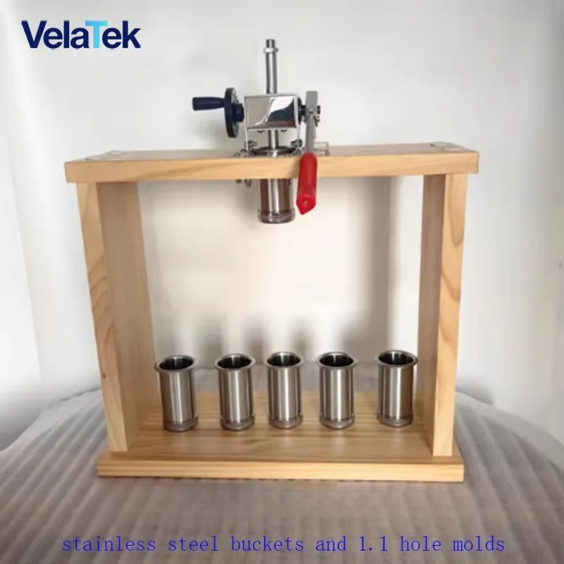 Hand Operated Mont Blanc Ice Cream Tool, Matcha Ice Cream Noodle Forming Machine for Dessert Making