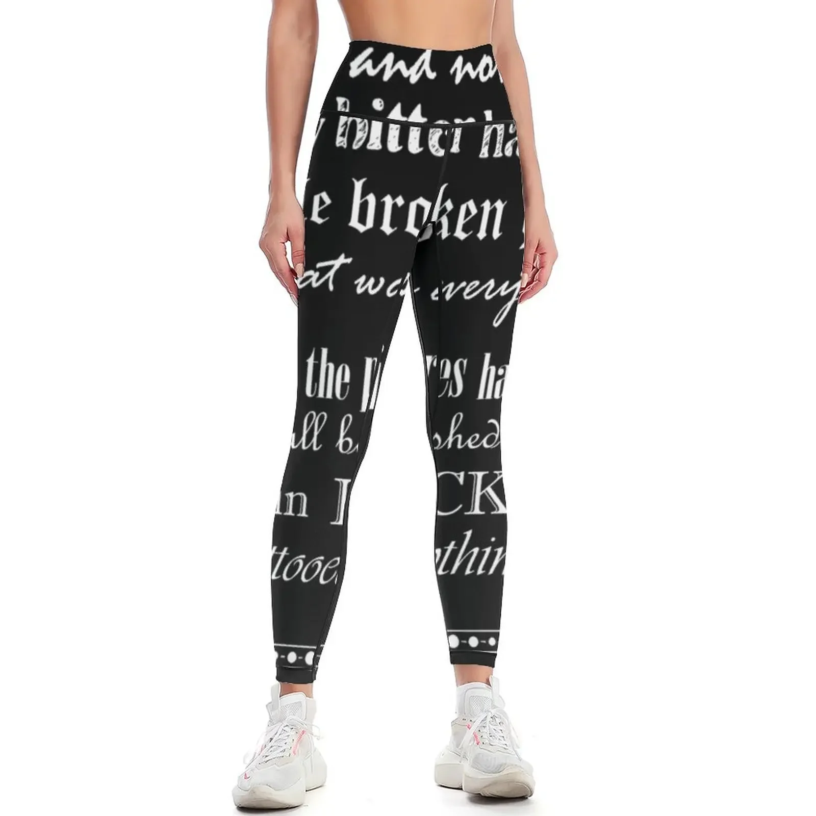 

Black lyrics Leggings push up legging sports for gym Leginsy push up Women's tights Womens Leggings