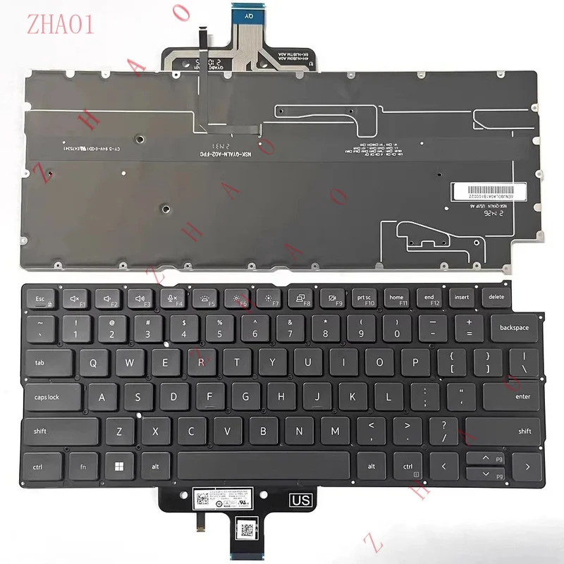 Z  95%new  for DELL Latitude 9420 9430 2-in-1 Keyboard Backlit Laptop US 00Y0GG
