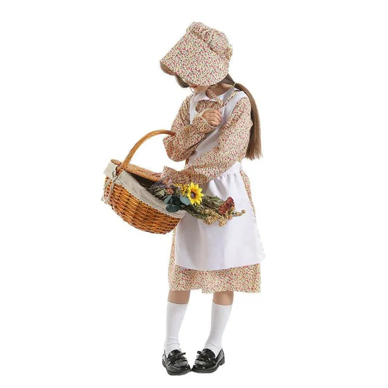 New  Spring Dorothy Little Women's Pea Costume Halloween Party Playwear Traditional Chinese Ethnic Stage Outfit