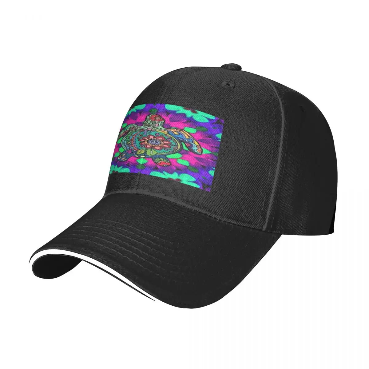 

Hippie Sea Turtle 1 Cap Ball Cap Cap For Men Baseball Caps Men's Baseball Cap Man Hat Baseball Cap