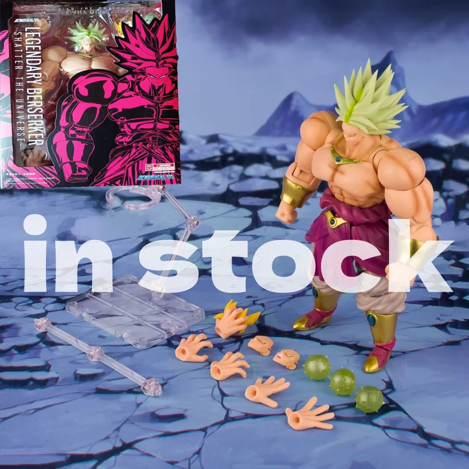 [В наличии] Шарнирная фигурка волшебного контракта - Demoniacal Fit Legendary Berserker Universe-Shattering Broly |   Модный ко