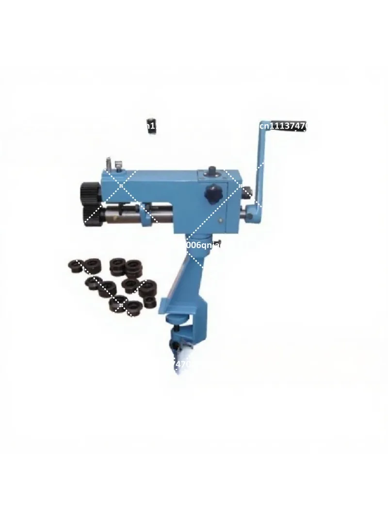 Manual Metal Rotary Bead Bending Machine, Small Multifunctional Iron Sheet Folding Crimping Tool for HVAC Duct Work