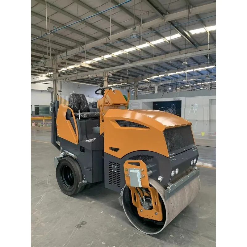Construction 2ton 3ton Road Roller Machine Diesel Mini Compactor Road Roller Ride on Asphalt Road Roller with Rubber Tyre Price