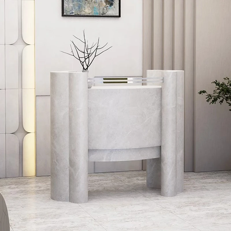 

Luxury High-end Reception Desks Beauty Salon Servicefront Desk Reception Reception Desks Desk Salon Bureau Office Furniture