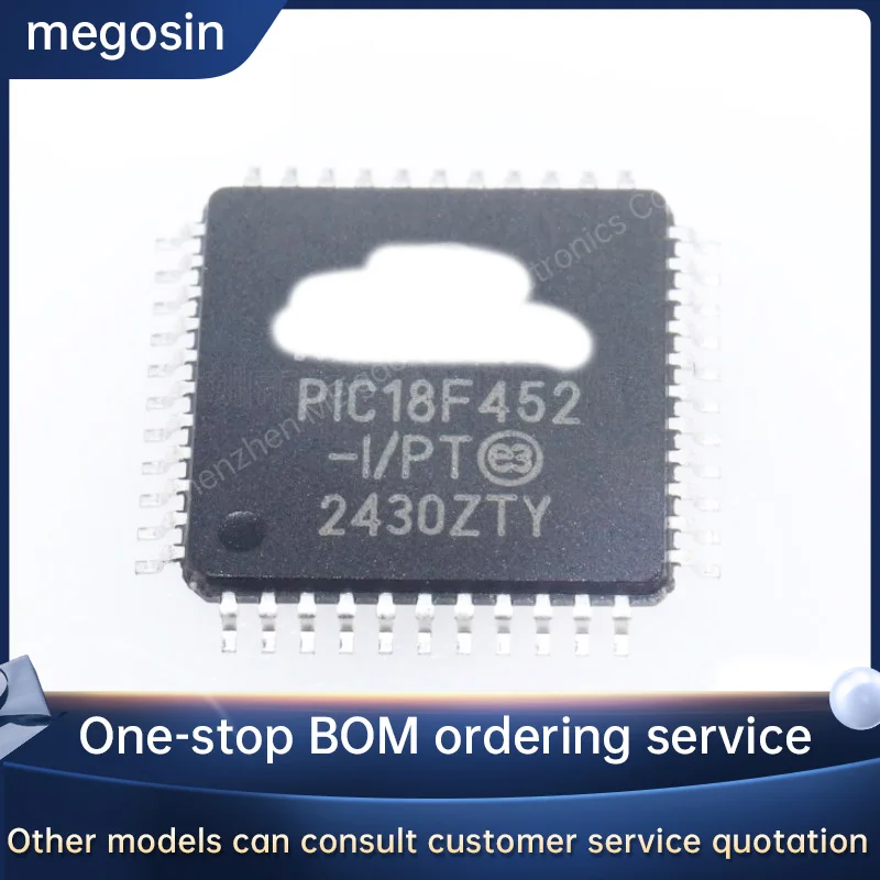 1 pçs/lote PIC18F452-I/PT PIC18F452 TQFP44 MCU microcontrolador chips em estoque