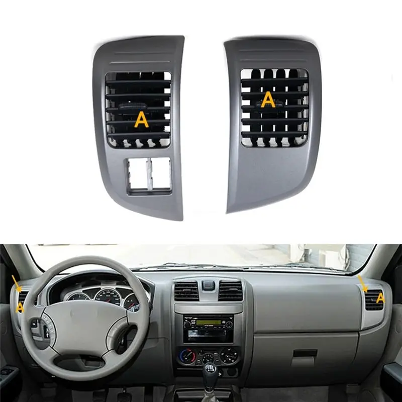 DT17 1 Pair A/C Air Vent Panel Outlet Plate, for Great Wall Wingle 3/5 2010-2013 Dashboard Frame